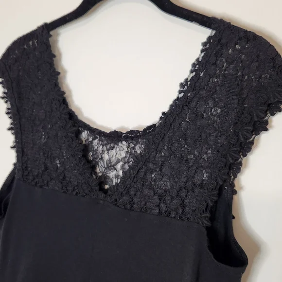 Express lace front v back tank black large - Picture 11 of 16